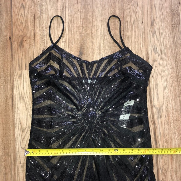 NEW!!! Black Sequin & Sheer Sleeveless Dress 💃🏾 - Picture 12 of 14